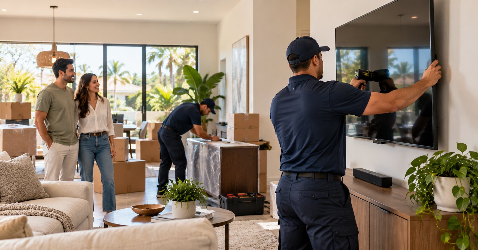 Professional movers providing moving and handyman services in Kendall and South Miami-Dade.